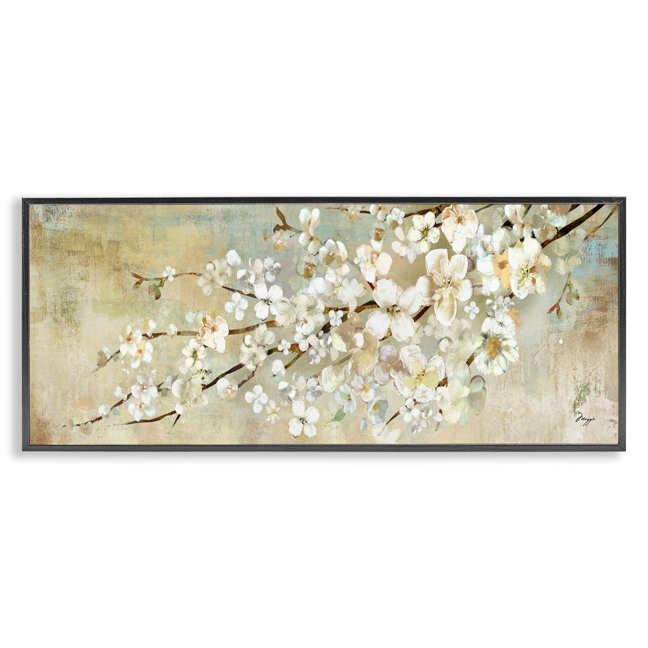 Stupell Industries Blooming Flower Tree Branch Painting Framed Giclee Art